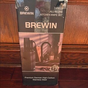 BREWIN 7 Piece Kitchen Knife Set.
